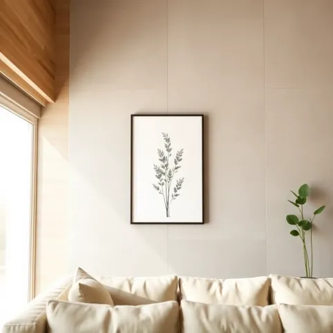 Co jest teraz modne na ścianę w salonie