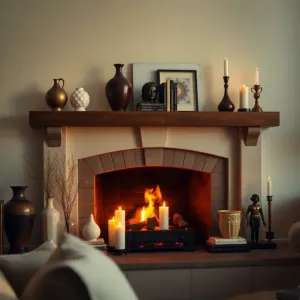 Co na kominek w salonie