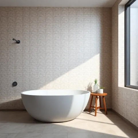 Co na ścianę do łazienki zamiast płytek