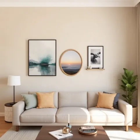 Co powiesić na ścianę w salonie