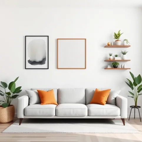 Co powiesić nad kanapą w salonie