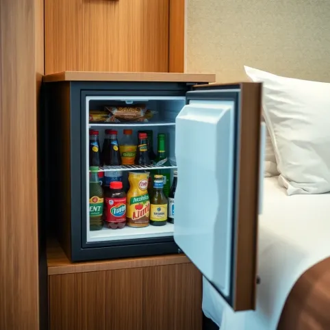 Co to jest minibar w pokoju hotelowym