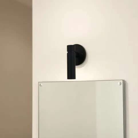 Czarna Lampa do łazienki nad lustro