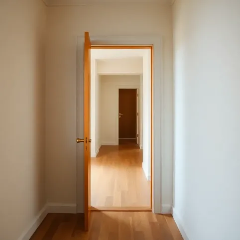 Czy drzwi do pokoju mogą otwierać się na zewnątrz