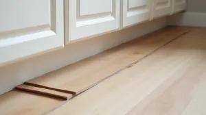 Czy układać panele winylowe pod szafkami w kuchni