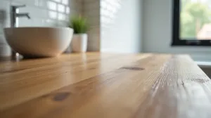 czym pomalować blat drewniany do łazienki