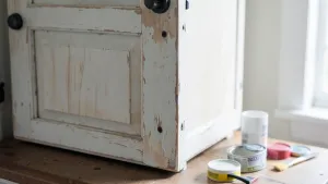 czym pomalowac szafke z okleiny