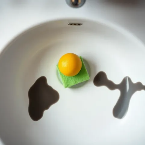 Czym usunąć czarne rysy z umywalki