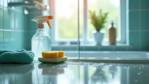 Czym usunąć osad z mydła na kabinie prysznicowej