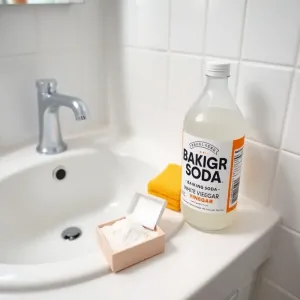 Czyszczenie łazienki octem i soda