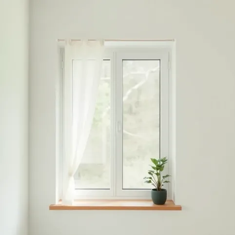 Dekoracja okna w małym pokoju