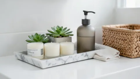 Dekoracje do łazienki na blat