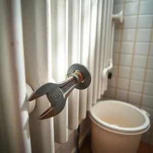 Demontaż grzejnika łazienkowego w bloku