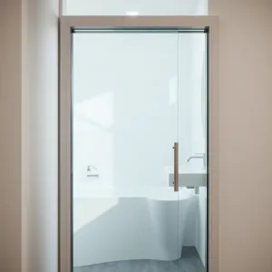 Drzwi szklane do łazienki na wymiar