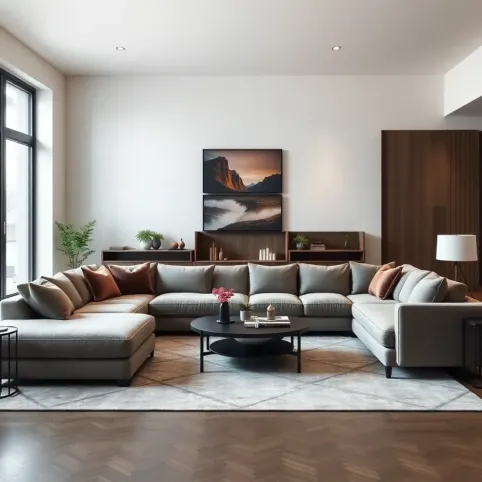 Duże kanapy do salonu nowoczesne