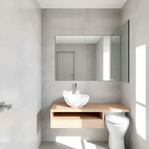 Duże płytki do małej łazienki