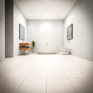 Duże płytki podłogowe do łazienki