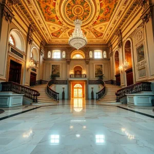 Duży reprezentacyjny przedpokój w pałacu