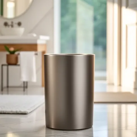 Elegancki kosz na śmieci do łazienki