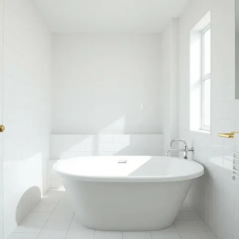 Farba biała do łazienki 2l