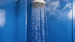 farba na ścianę pod prysznicem