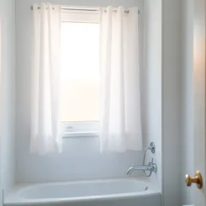 Firanki do łazienki małe okno