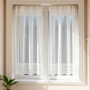 Firanki do łazienki zazdrostki