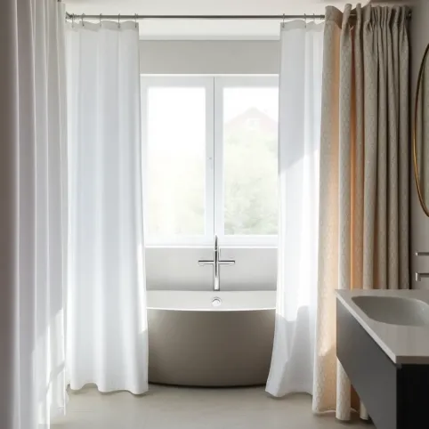 Firany do łazienki inspiracje