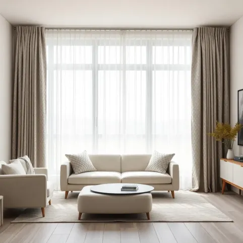 Firany do salonu nowoczesne aranżacje