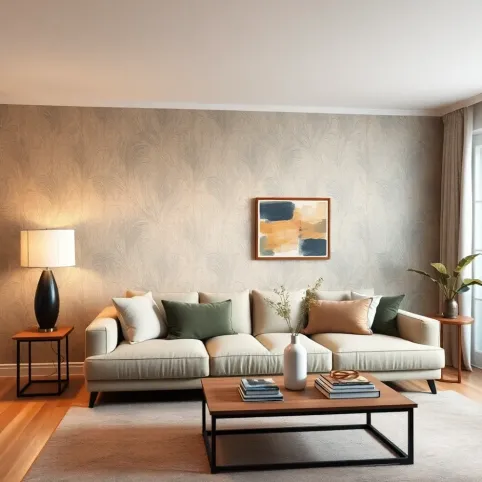 Fototapeta w salonie inspiracje