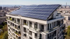 fotowoltaika na bloku mieszkalnym