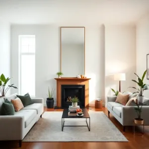 Gdzie powiesić lustro w salonie