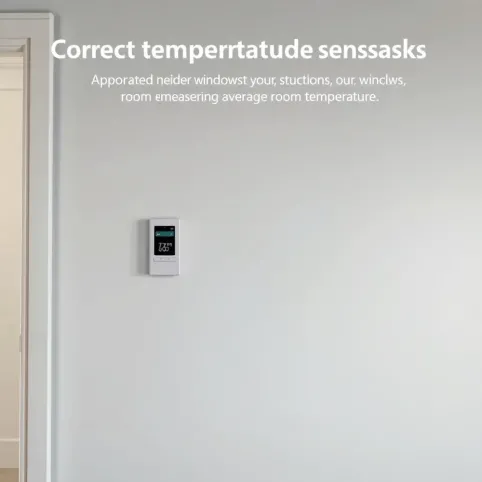 Gdzie umieścić czujnik temperatury w pokoju