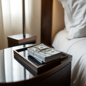 Gdzie zostawić napiwek za sprzątanie pokoju