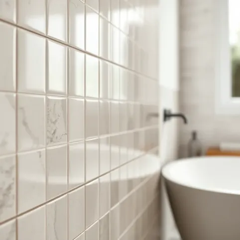 Gres szkliwiony do łazienki na ścianę