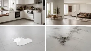 Gres w całym mieszkaniu w bloku