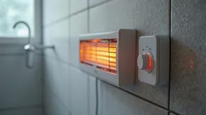 Grzejnik elektryczny z termostatem do łazienki