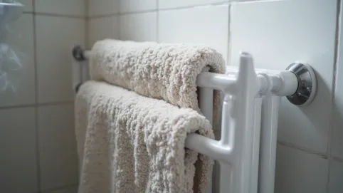 Grzejnik łazienkowy 40 cm podłączenie boczne