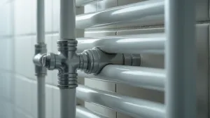 Grzejnik łazienkowy podłączenie boczne lewe 500