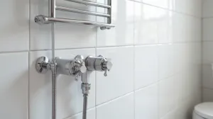 grzejnik łazienkowy z podłączeniem środkowym