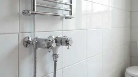 grzejnik łazienkowy z podłączeniem środkowym