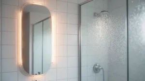 Grzejnik na podczerwień do łazienki lustro