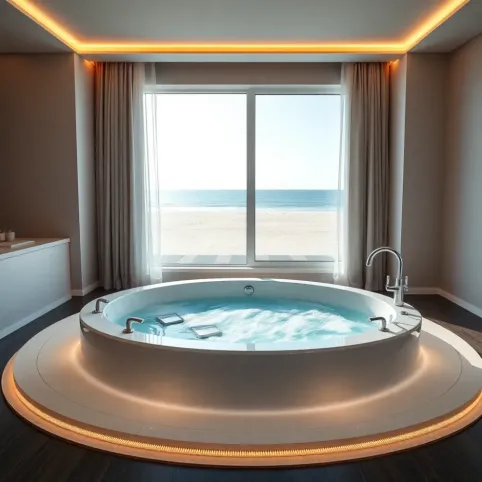 Hotel z jacuzzi w pokoju Kołobrzeg