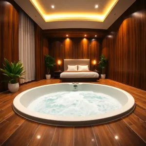 Hotel z jacuzzi w pokoju Mazowieckie