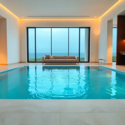 Hotel z prywatnym basenem w pokoju