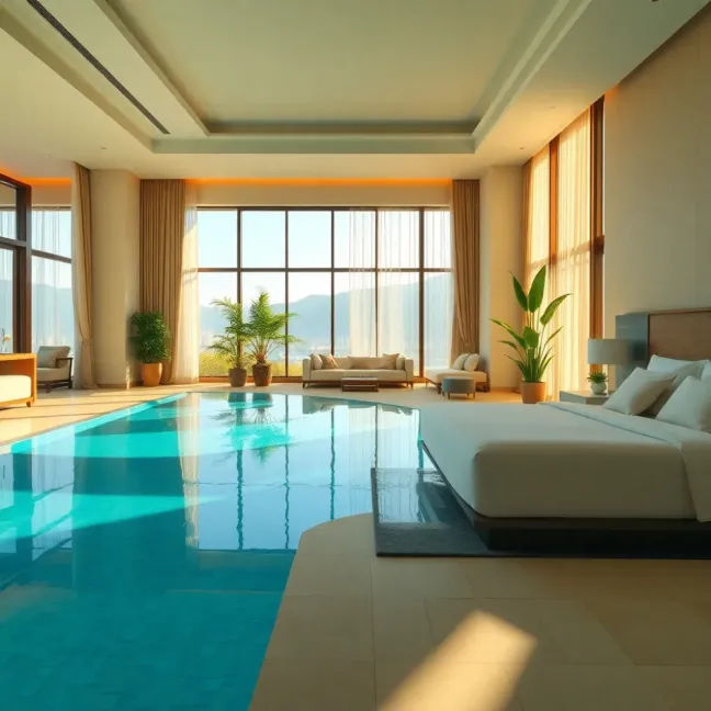 Hotele z prywatnym basenem w pokoju