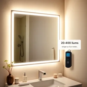 Ile lumenów do łazienki nad lustro