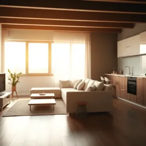 Ile powinien mieć salon z aneksem