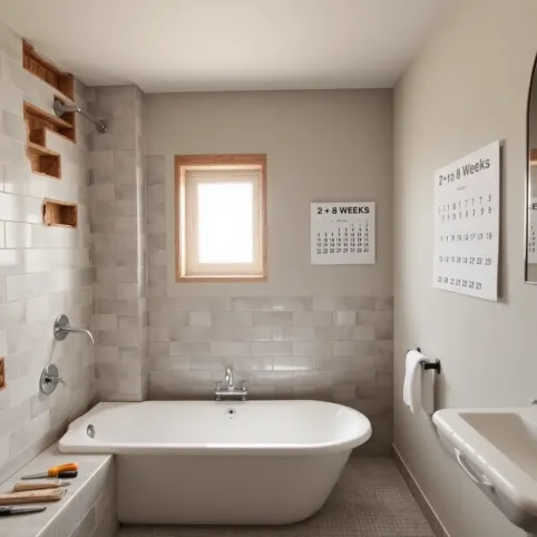 ile trwa remont łazienki