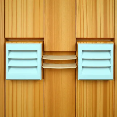 Ile tulei wentylacyjnych w drzwiach łazienkowych